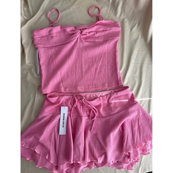 Princess Polly Dresses & Skirts - Princess Polly Pink Two-Piece Skirt Set | US 10 | NWT